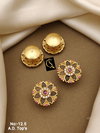 Fancy Micro Ad Tops Gold Earrings Catalog